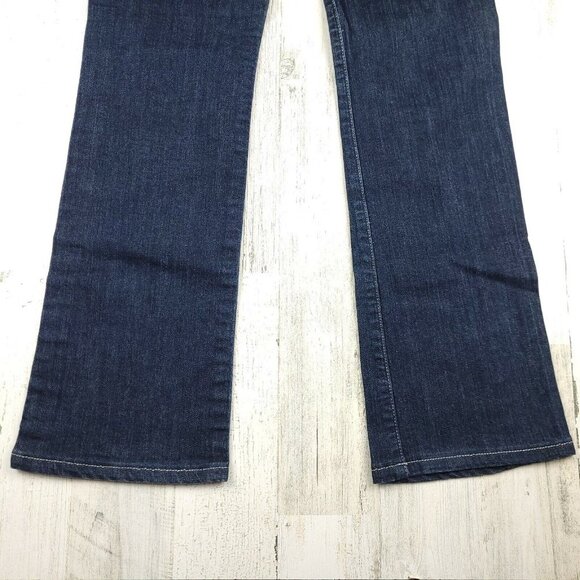 7 for all Mankind Women’s Jeans Bootcut Blue Dark Size 30 (32x31)EUC - Picture 8 of 11